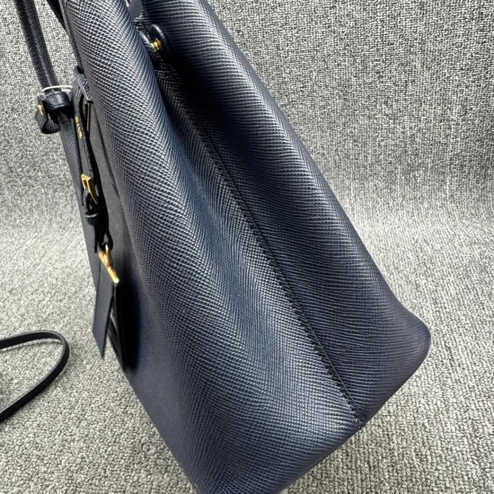 Prada Double Cuir Saffiano Satchel Bag 755-011125 - Picture 6 of 16